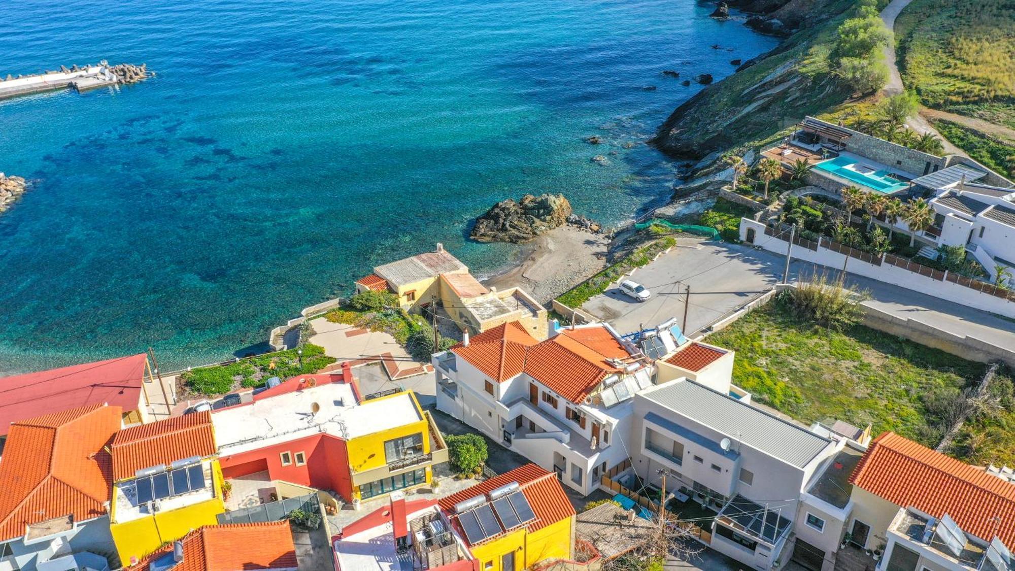 Ferienwohnung Glaros Pánormos Exterior foto
