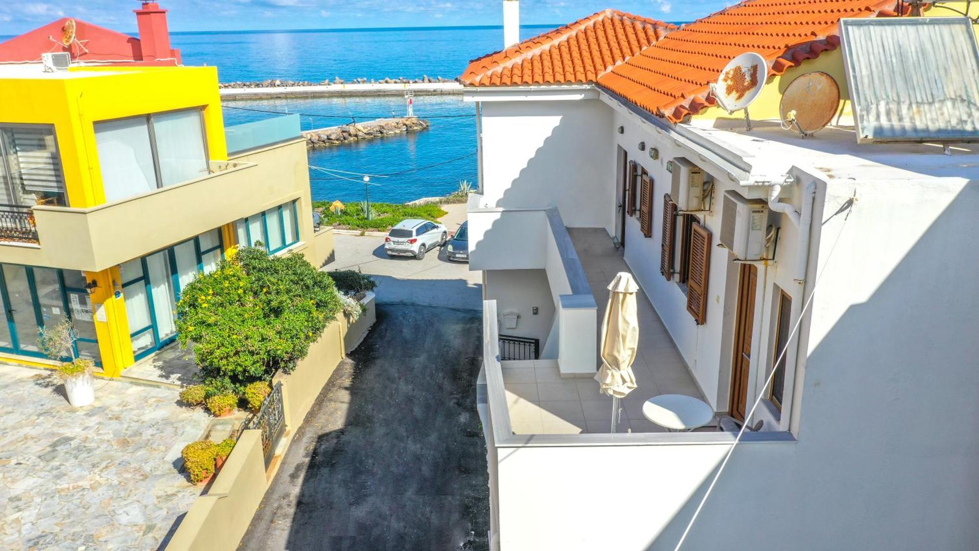 Ferienwohnung Glaros Pánormos Exterior foto