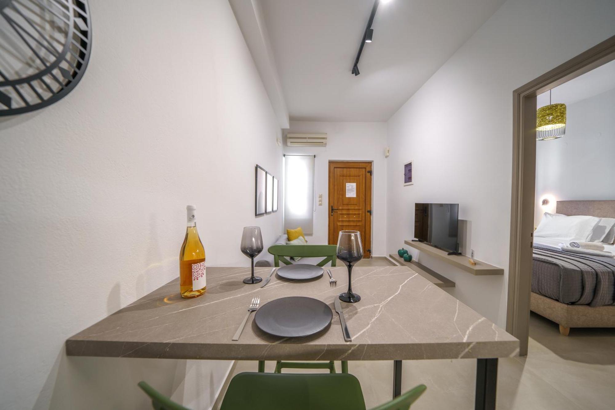 Ferienwohnung Glaros Pánormos Exterior foto